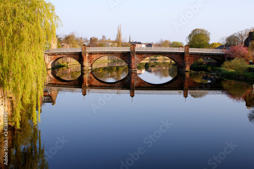 Buccluech Street Bridge over the River Nith, Dumfries Scotland Built in 1793 by architect Thomas Boyd