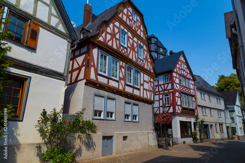 Street of town Diez ( Diez an der Lahn ), Germany