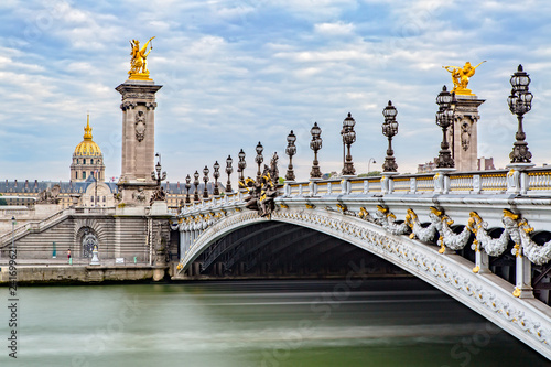 Pont Alexandre III and the Hôtel des Invalides