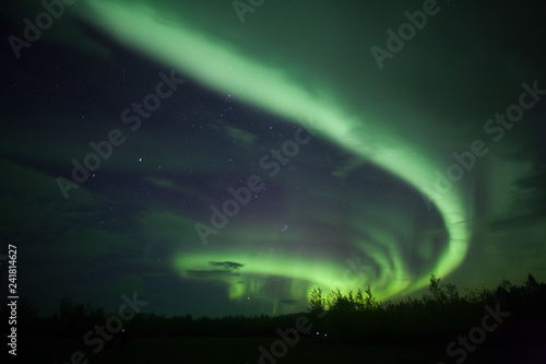 Luces del norte en Whitehorse, Yukon