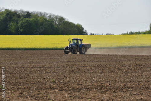 Fertilisation sur sol nu 