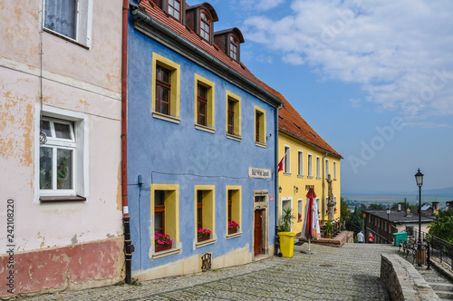 Panorama of the Silver Mountain (Srebrnej Góry) in the Owl Mountains, Poland, Lower Silesia