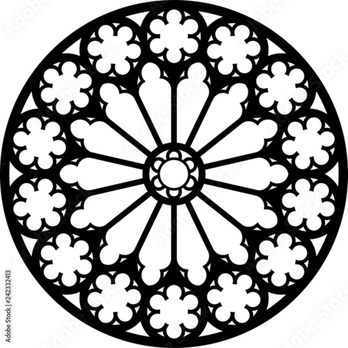 Milwaukee, USA, rose window