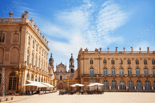 Place Stanislas and City Hall buildings, France