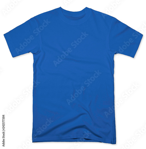 blue tee shirt mock up