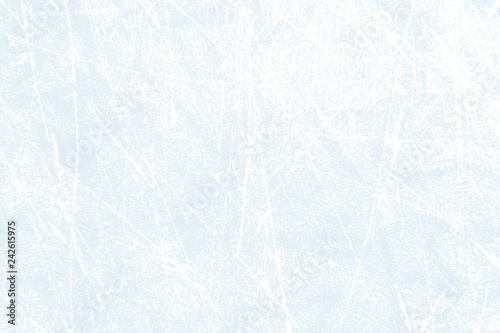 Eishockey Hintergrund - Helles Eis mit Kratzern von Schlittschuhen