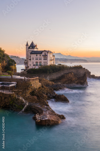 Brave and nice coast from Biarritz at the Basque Country.