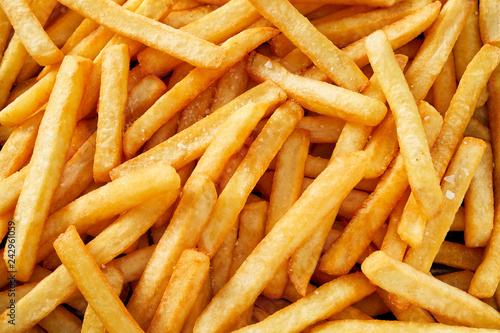 Full frame of french fries