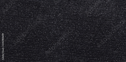 Velcro texture, background. Black hook and loop texture, abstract, pattern. 