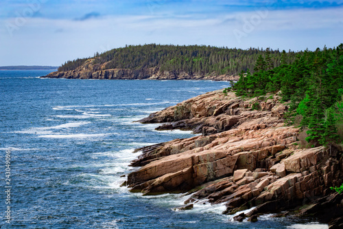 Maine coast Acadia National Park