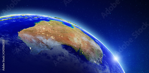 Australia from space