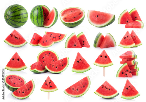 watermelon isolated on white background