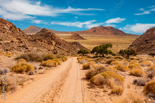 Namibia road landscape