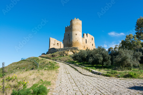 Sicilian castles. Mazzarino Medieval Castle.