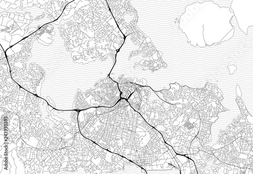 Area map of Auckland, New Zealand