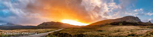 Sunset at the Quiraing on the Isle of Skye - Scotland