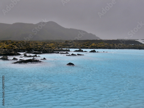 Bláa lónið (Blue Lagoon, Reykjanes, Iceland) geothermal spa