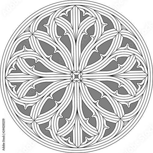 Geometric Tracery Panel 62