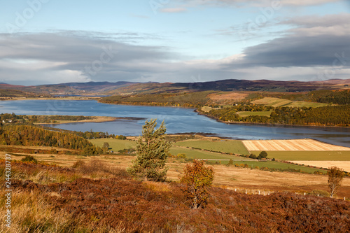 Beautiful View over Cromarty Firth in Highlands Scotland near Inverness