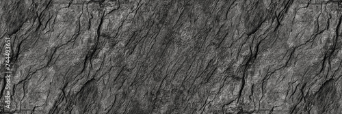 horizontal black stone texture for pattern and background