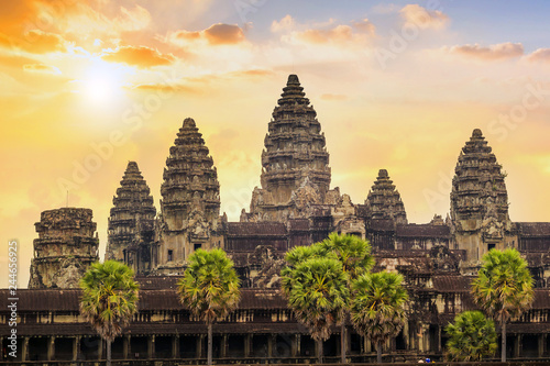 sunrise at Ankor Wat, Siem Reap, Cambodia