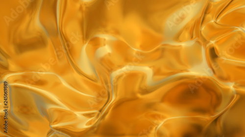 abstract gold liquid. Golden wave background. Gold background. Gold texture. Lava, nougat, caramel, amber, honey, oil