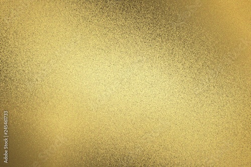Texture of dirty on old gold metal sheet, abstract pattern background