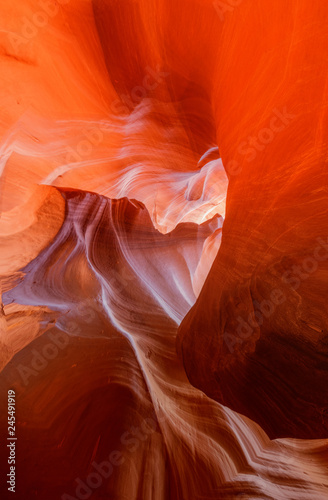Heart in antelope canyon near Page, Arizona USA