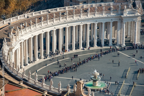 view of St. Peter's Square, Vatican City