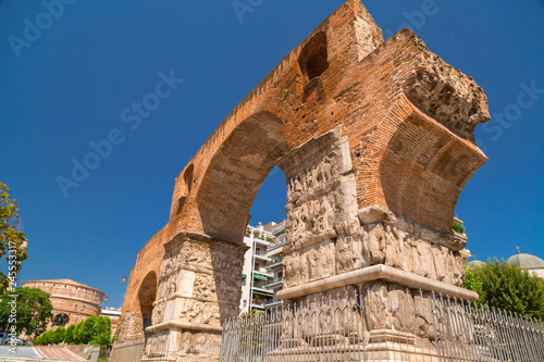 The Arch of Galerius in Thessaloniki, Greece.