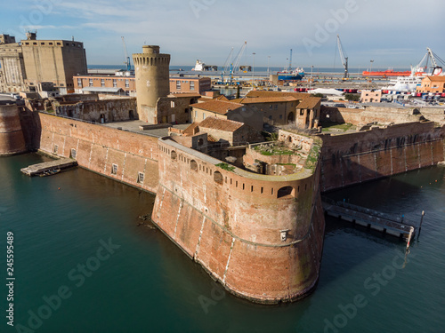 Vecciha fortress in livorno italy