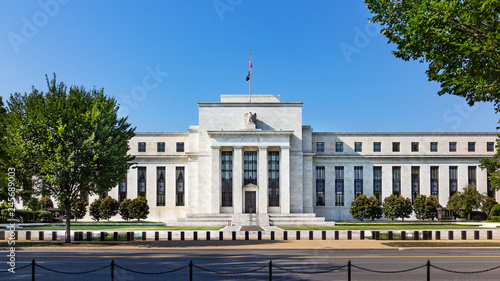 Federal reserve building, the headquater of Federal reserve bank. Washington DC, USA.