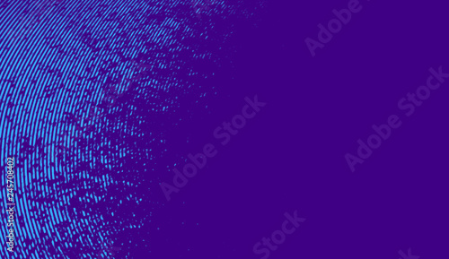 Abstract duotone background . Halftone texture . Trendy synthwave cyberpunk gradient design.