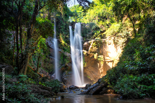 Morkfa waterfall close to Chiang Mai, Thailand