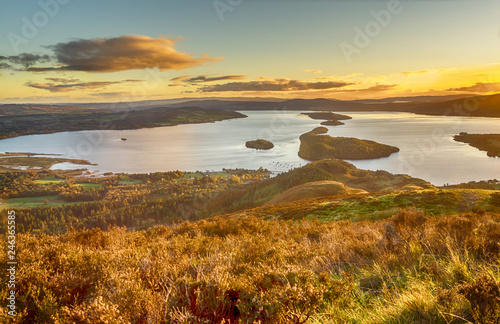 Sunset over Loch Lomond