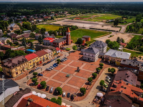 Warka Miasto ujęcia powietrzne