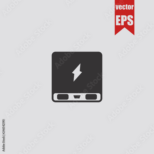 Power bank icon.Vector illustration. 