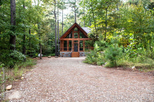 old cabin in the forest