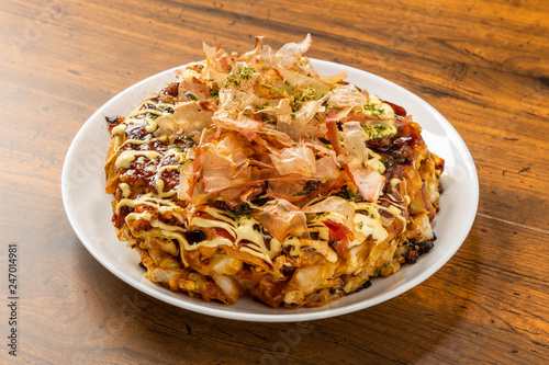 お好み焼き Japanese Traditional Pizza Okonomiyaki 