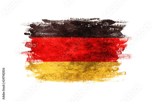 Flag of Germany with old texture.