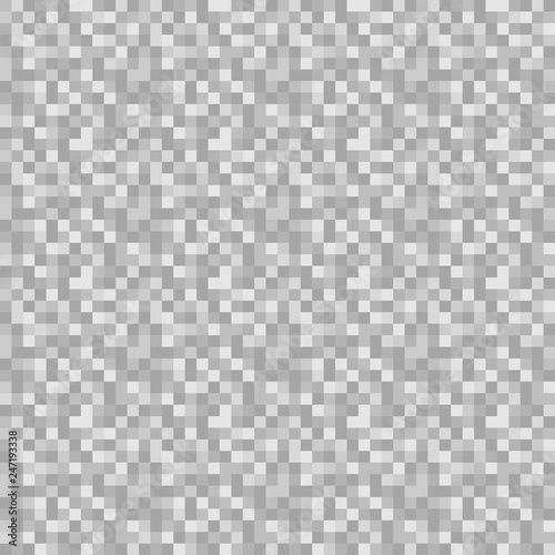 Pixels Seamless Pattern - Gray pixelated pattern design