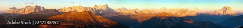 Alps Dolomites mountains Civetta Pelmo Tofana Cristallo