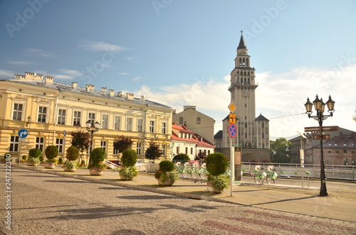 Bielsko-Biała, Bielitz - Plac katedralny i Katedra św. Mikołaja