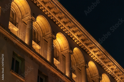 night view of the architectural