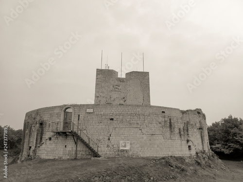 Castle of Monfalcone in autumn in Friuli Venezia Giulia