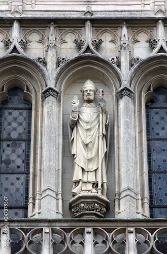 Statue of Saint, Saint Germain-l'Auxerrois church, Paris