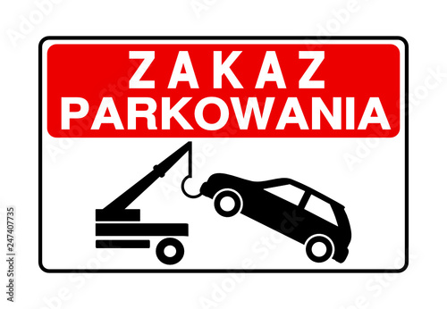 zakaz parkowania