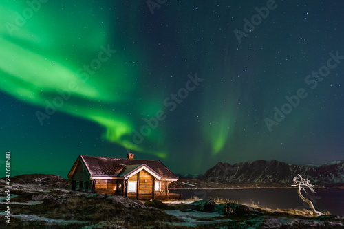 luci del nord, aurora boreale in norvegia