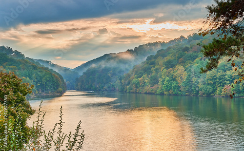 Dewey Lake at Jenny Wiley State Resort Park