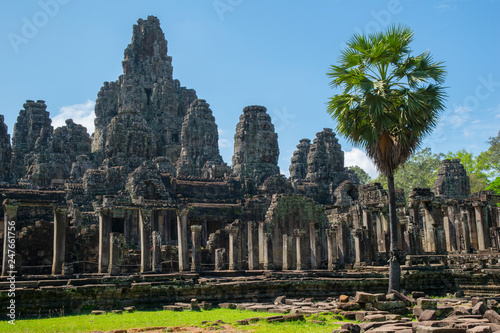 Enjoying a beautiful sunny day in Bayon Temple, Angkor Thom - Siem Reap - Cambodia